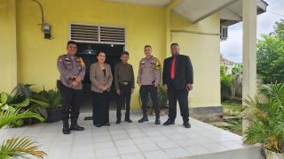 Perayaan Natal Kapolsek Tampan dan Anggota Polsek Tampan Gencar Lakukan Cooling System digereja yang